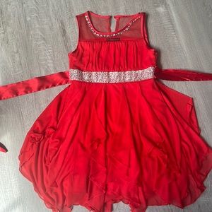 My Michelle Girls Red Formal Party Dress